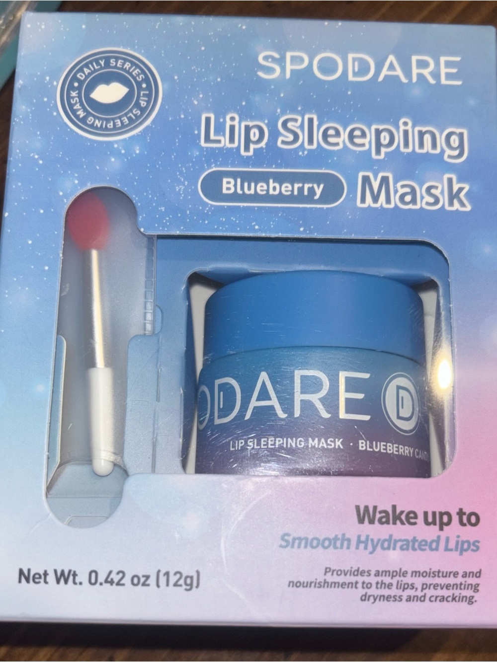 Blueberry Lip Sleeping Mask - Hydrating Blue Balm